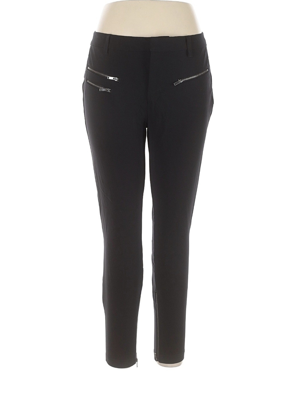 GAP Edgy Black Skinny Zip-Pocket Women's Pants Size 14